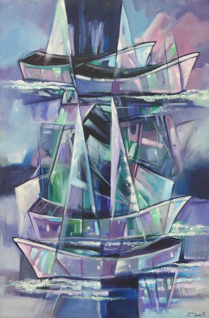 Turrab, Oil on canvas, 30 × 20 (OGK575)