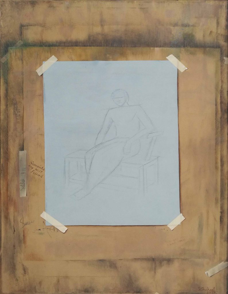 Shakeel Siddiqui, Oil on canvas, 36 × 24 (OGK582)