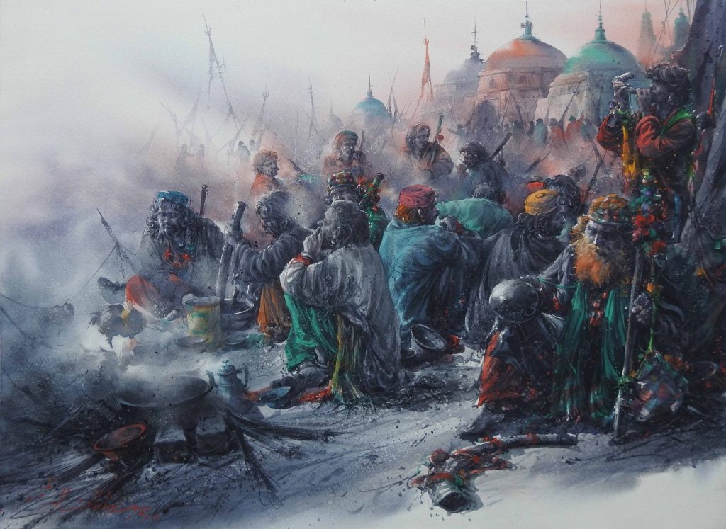 Watercolor — work by Ali Abbas