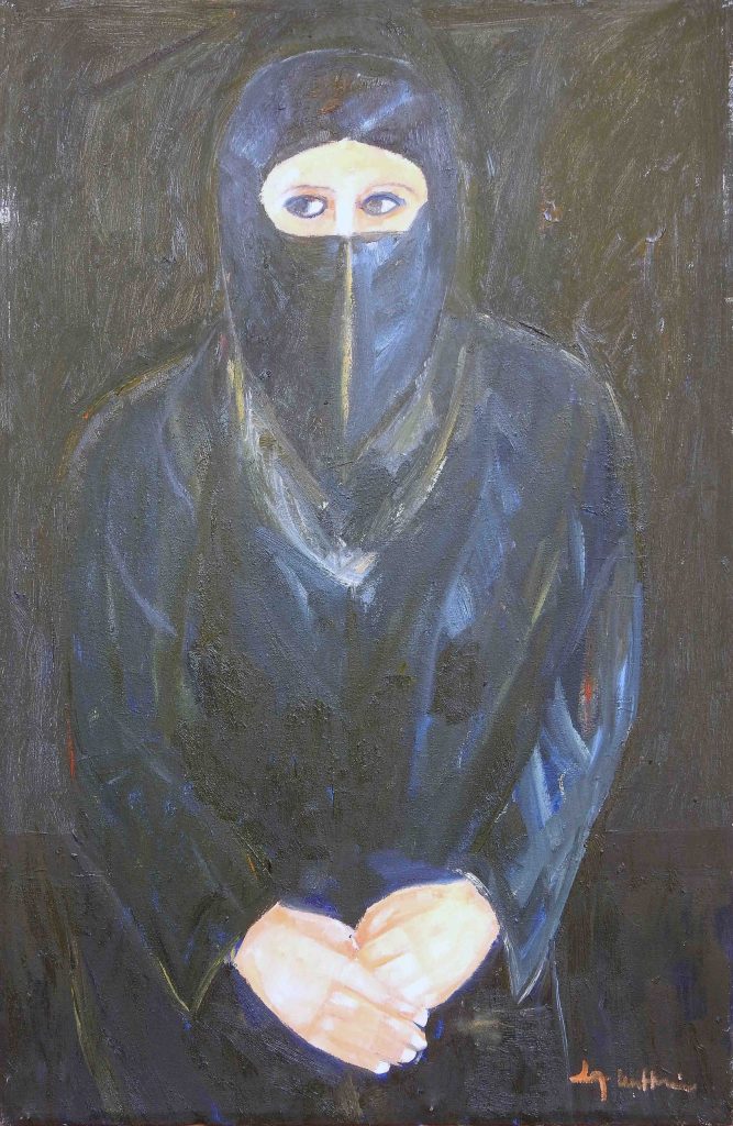 Iqbal Hussain, Oil on canvas, 36 × 24 (OGK666)