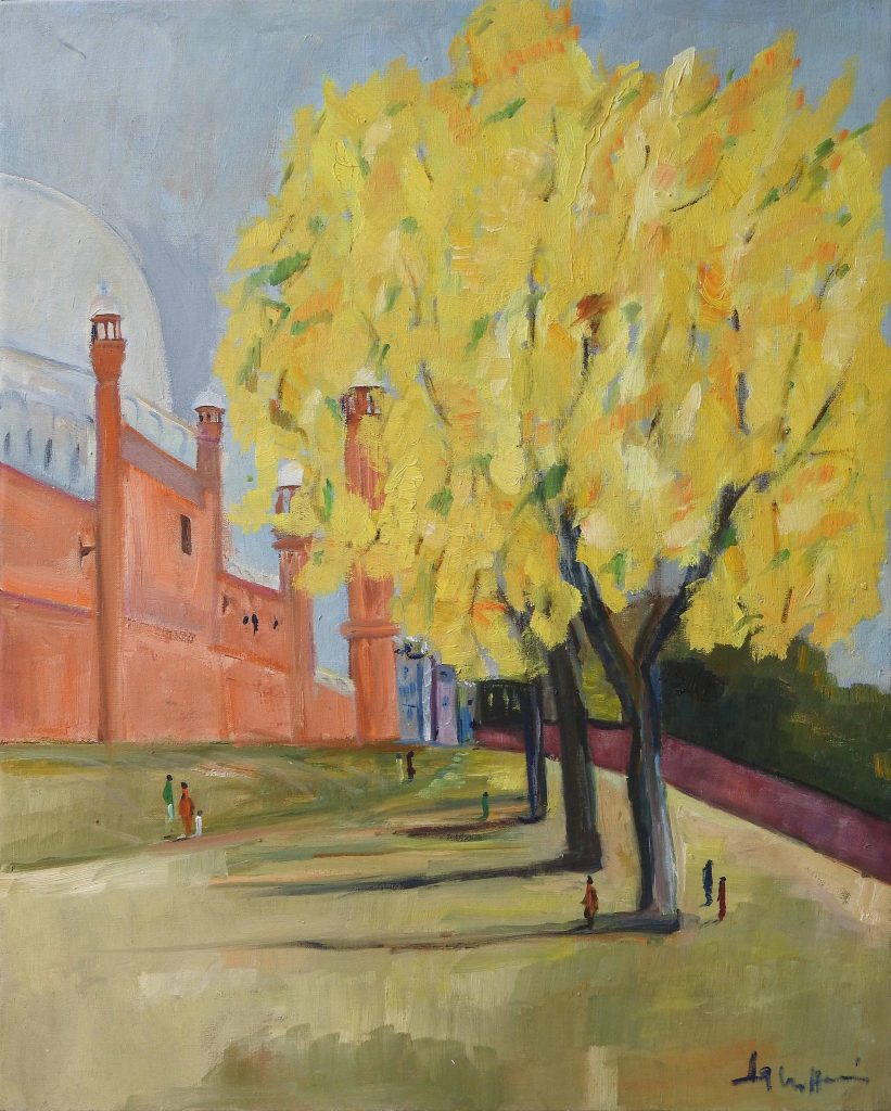 Iqbal Hussain, Oil on canvas, 30 × 24 (OGK733)