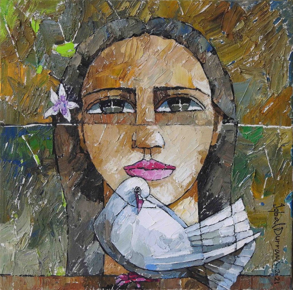 Iqbal Durrani, Oil on canvas, 18 × 18 (OGK866)