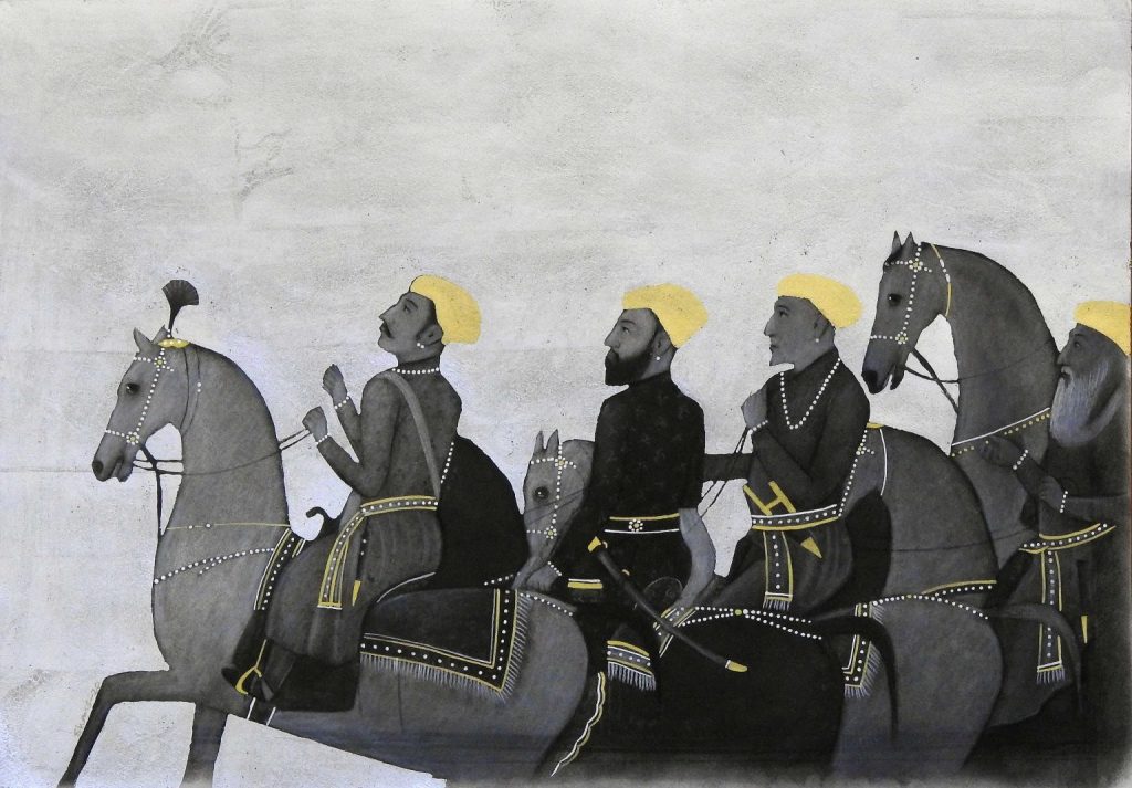 Shams, Mix media on paper, 21 × 29 (OGK867)