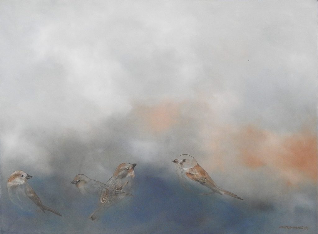 Amna Waqas, Oil on canvas, 18 × 24 (OGK883)