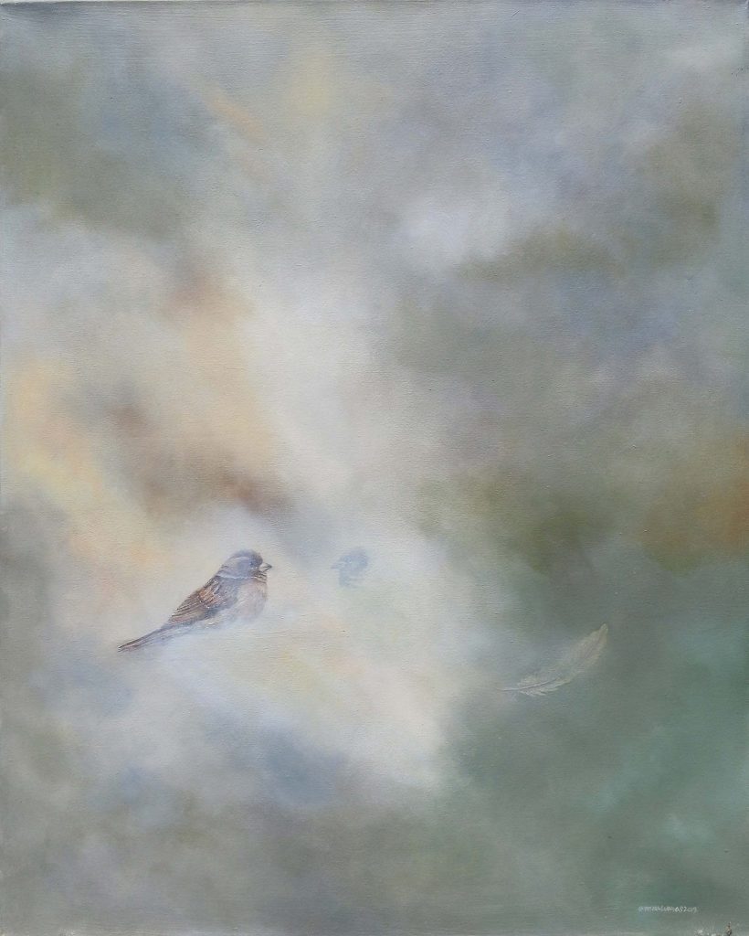 Amna Waqas, Oil on canvas, 30 × 24 (OGK936)